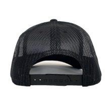 Load image into Gallery viewer, WAYREAL Black Curved Trucker Hat
